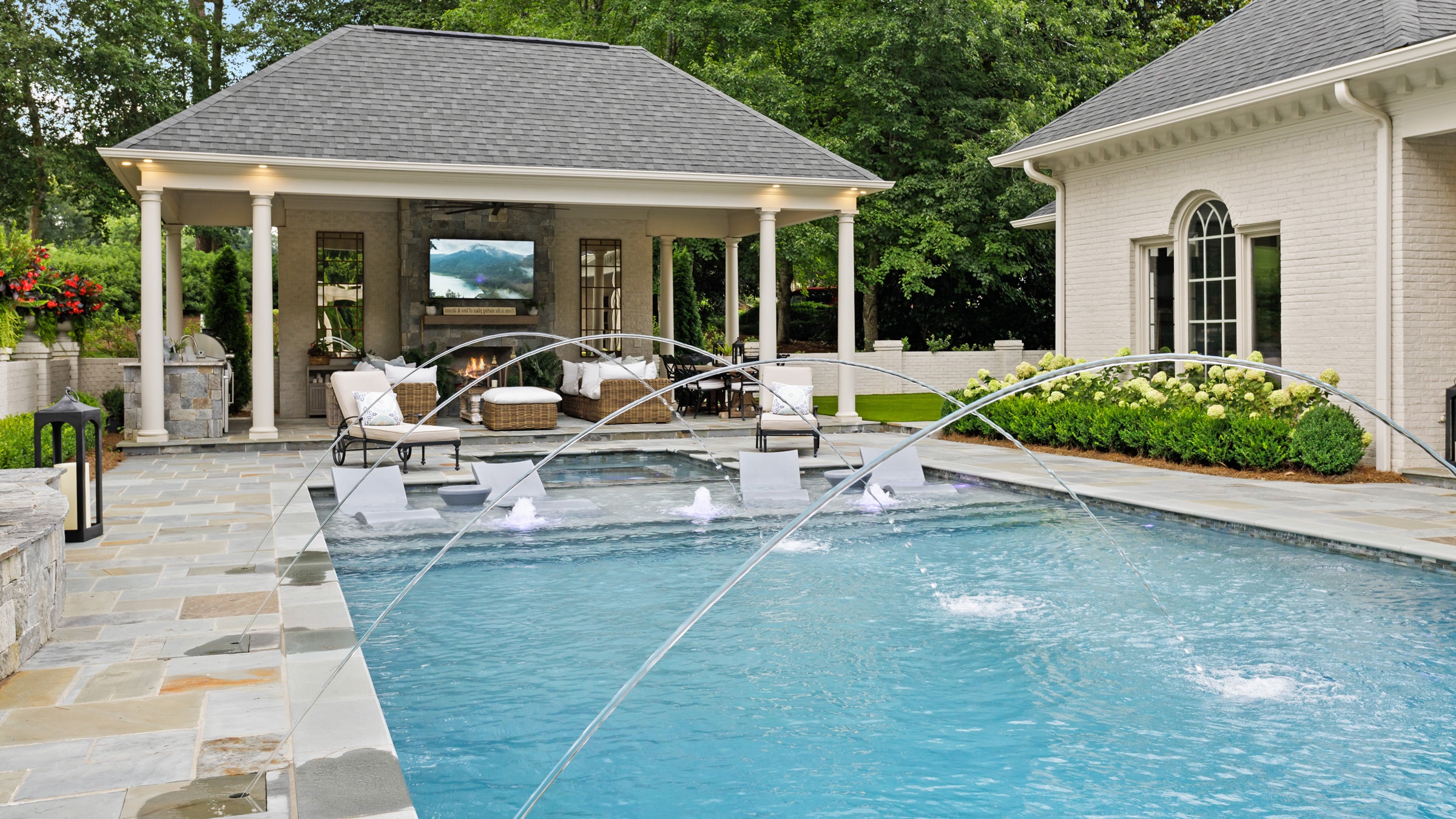 Image showcasing Luxury Outdoor Living Renovation in Greenville | BKF Builders